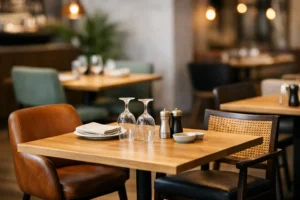 How to Match Restaurant Chairs and Tables