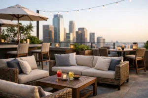Commercial Outdoor Furniture for Rooftop Bars