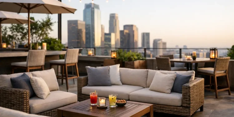Commercial Outdoor Furniture for Rooftop Bars