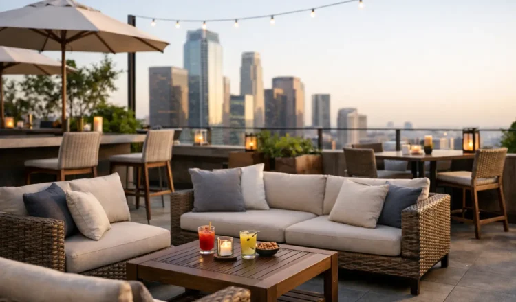 Commercial Outdoor Furniture for Rooftop Bars
