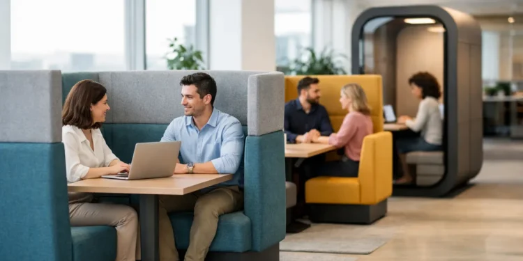 10 Office Booth Seating Ideas That Work