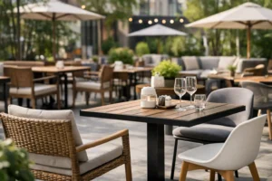 How to Select Outdoor Restaurant Furniture
