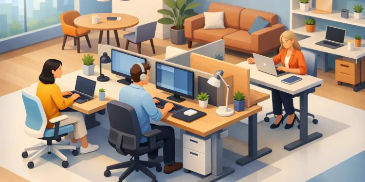 Best Desks for Coworking Spaces for Flexible Work