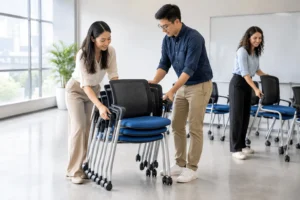 Nesting Training Chairs for Flexible Learning Spaces