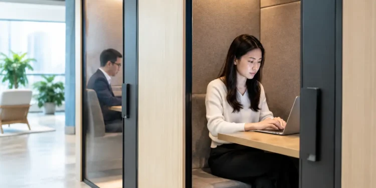 Privacy Booth Seating for Focused Commercial Spaces