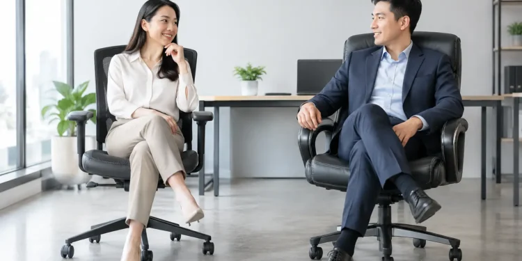 Mesh Versus Leather Office Chairs for Workspaces