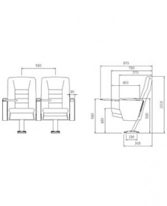 ISAC 9126AHSC Dimension